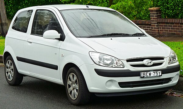 Post-facelift Hyundai Getz SX 3-door (Australia)