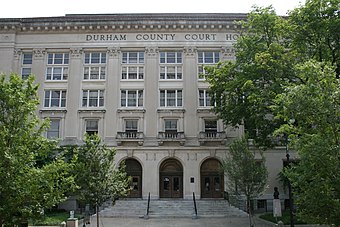 File:2008-07-05 Durham County Courthouse.jpg (Source: Wikimedia)