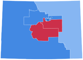 2008 Colorado United States House of Representatives election by Congressional District.svg