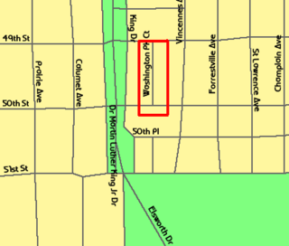 Washington Park Court District human settlement in Chicago, Illinois, United States of America