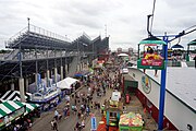 Grandstand Avenue as viewed from the SkyGlider