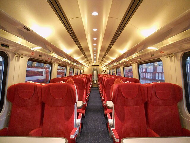 Refurbished East Midlands Trains Standard Class interior