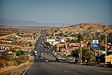 Twentynine Palms loking East on Hwy. 62