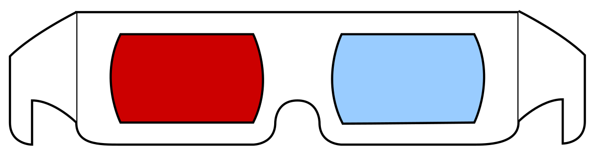Download File:3d glasses anachrome.svg - Wikipedia