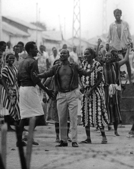 Referendum demonstration in Djibouti in 1967