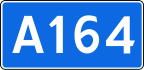 Bundesstraße A164 Schild}}