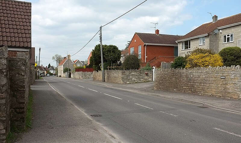 File:A372 through Aller - geograph.org.uk - 6130173.jpg