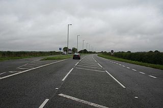 A4260 road road in England