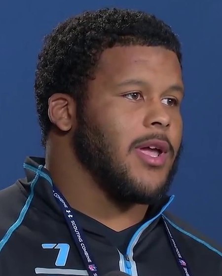 Defensive tackle Aaron Donald received a record three Defensive Player of the Year awards
