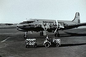 Aerolineas Argentinas DC4 atEZE 1958.jpg