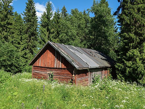 Abandoned shed in Finland