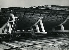 Alaggio prima nave di Nemi - Museo scienza e tecnologia Milano As 00206.jpg