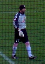 Fontana during a game with Palermo, in 2008 Alberto Fontana (Samp-Palermo 2008).jpg