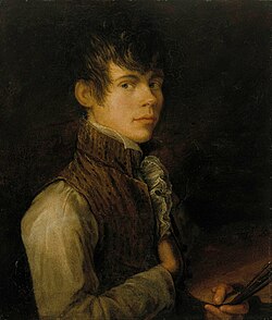Aleksander Lauréus, omakuva noin vuodelta 1805.