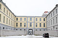 Former margravial residence castle, second four-wing building with oval inner courtyard, the so-called stables and kitchen building