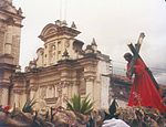 1979 English: Holy Week La Merced procession Español: Procesión de la Merced