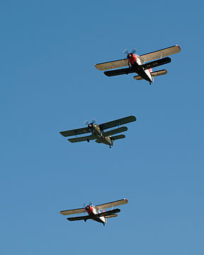 Antonov An-2 formation flight.