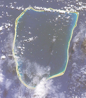 ISS-Foto von Apataki