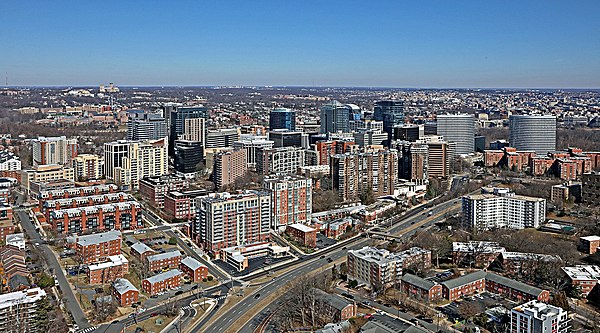 Rosslyn skyline, Arlington County, Virginia