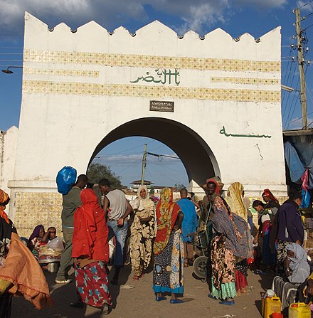 Shoa Gate, one of several gates into the old city