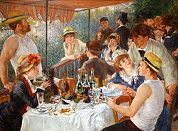 Pierre-Auguste Renoir: Evezősök reggelije (1881)