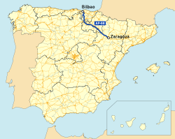 Autopista española AP-68-loc.svg