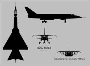 BAC TSR-2 BAC TSR.2 three-view silhouette.png