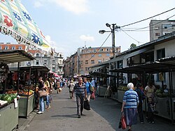 bajlonova pijaca beograd mapa Пијаца Бајлони — Википедија, слободна енциклопедија bajlonova pijaca beograd mapa