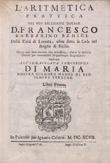 Francesco Barberino Benici Italian mathematician