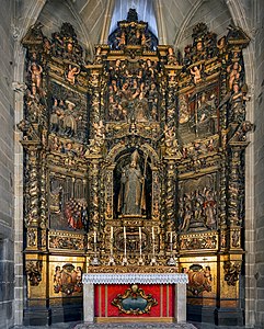 Retablo barroco de San Severo.