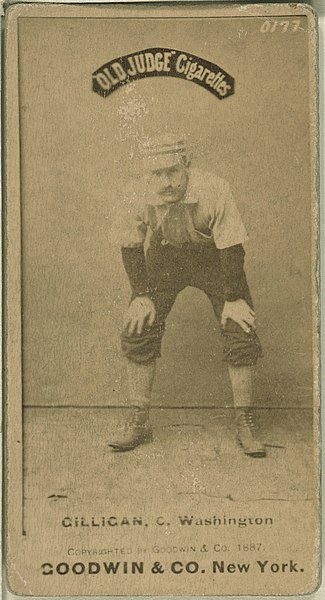 File:Barney Gilligan, Washington Statesmen, baseball card portrait LCCN2007686951.jpg