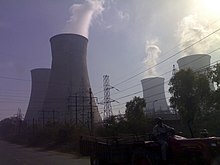 a view of thermal plant from NH 15 Bathinda thermal plant.jpg