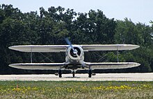 An F17D Model Staggerwing