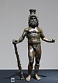Statuette possibly of Serapis (but note the herculean club) from Begram, Afghanistan