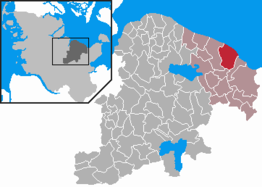 Kaart van Behrensdorf