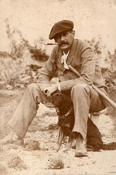 File:Benito perez galdos y perro las palmas 1890.jpg