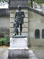 The Zahringer monument in Nydegghofli Bern-BerchtoldVZahring.JPG