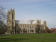 Beverley Minster where he lived Beverley Minster.jpg