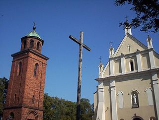 Biała Rawska Place in Łódź Voivodeship, Poland