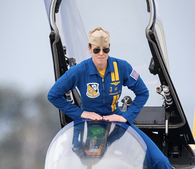 Lee on practice day at Naval Air Station Point Mugu on March 16, 2023