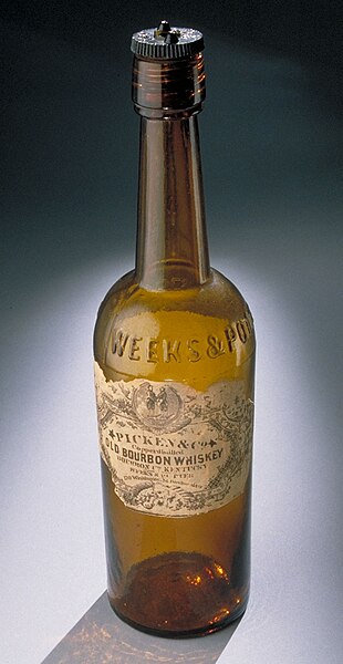 File:Bourbon-bottle from Gettysburg.jpeg