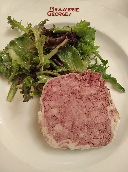 File:Brasserie Georges (Lyon) - Terrine de foie de volaille au Porto (juil 2019).jpg