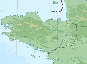 Bretagne topographic blank map.jpg