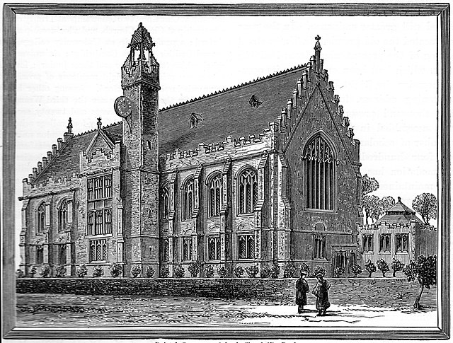Bristol Grammar School at Tyndall's Park in 1882
