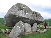 Cnoc an Bhrúnaigh, Browneshill-Dolmen of Brownes Hill heeft de grootste deksteen van alle megalitsche monumenten van de Britse Eilanden, Carlow, Ierland