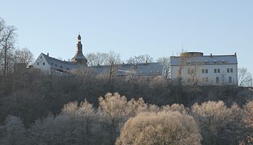 Wiesenburg Castle in Saxony gave its name to this branch of the ducal family Burg Wiesenburg.jpg