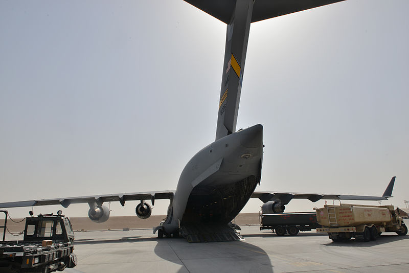 File:C-17 and Expeditionary Airman support RED HORSE runway mission 150513-F-BN304-078.jpg