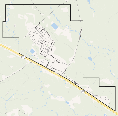 File:CAN AB 0119 Fox Creek TOWN Map.svg