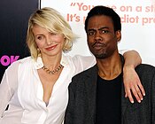 Diaz with Chris Rock at the premiere of What to Expect When You're Expecting in New York (9 May 2012)