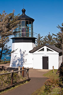 Cape Meares Light Lighthouse in the U.S. state of Oregon